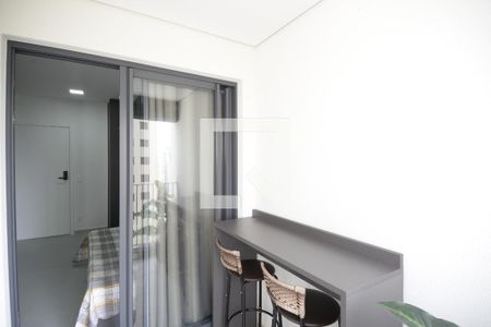 Varanda de kitnet/studio para alugar com 1 quarto, 22m² em Vila Mariana, São Paulo