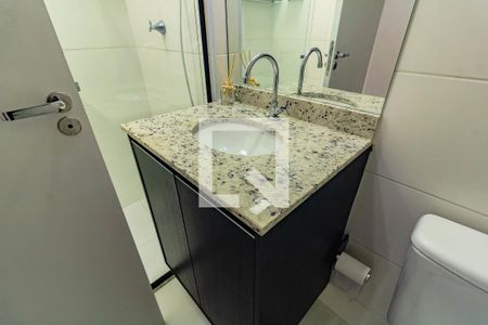 Banheiro de kitnet/studio à venda com 1 quarto, 31m² em Vila Clementino, São Paulo