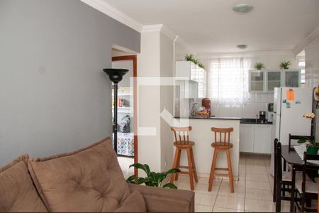 Sala de apartamento para alugar com 2 quartos, 60m² em Xangri-lá, Contagem