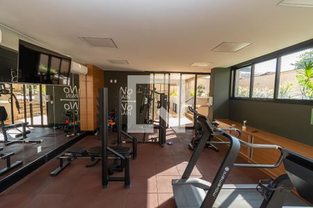 Apartamento à venda com 39m², 1 quarto e 2 vagas Apartamento à venda com 39m², 1 quarto e 2 vagasÁrea comum - Academia