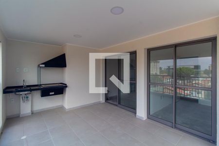 Varanda da Sala de apartamento à venda com 3 quartos, 91m² em Jardim Independência, São Paulo