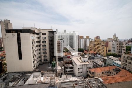 Vista da Sala/Cozinha de apartamento à venda com 1 quarto, 25m² em Bela Vista, São Paulo