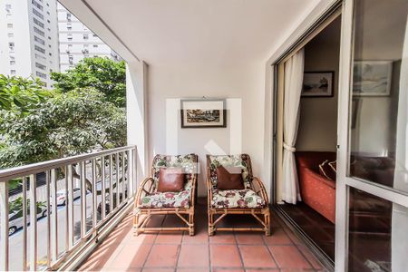 Varanda da Sala de apartamento para alugar com 3 quartos, 86m² em Centro, Guarujá