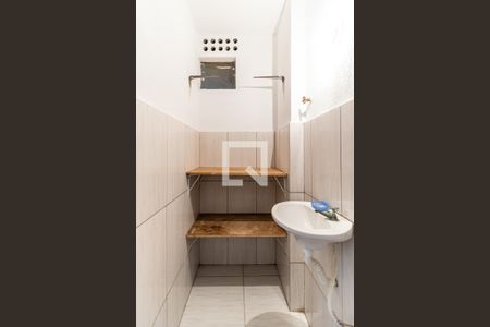 Banheiro  de kitnet/studio para alugar com 1 quarto, 35m² em Santa Efigênia, São Paulo