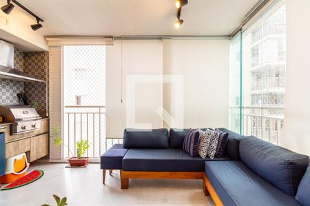 Varanda da Sala de apartamento à venda com 2 quartos, 61m² em Macedo, Guarulhos