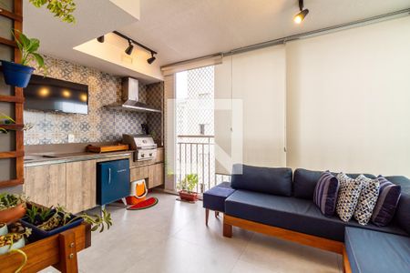Varanda da Sala de apartamento à venda com 2 quartos, 61m² em Macedo, Guarulhos