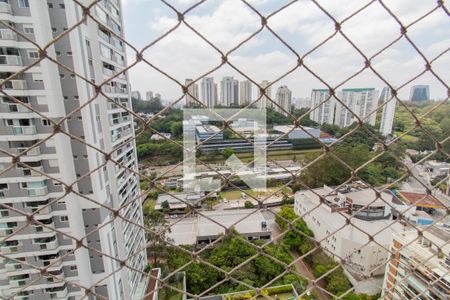 Vista da Varanda de kitnet/studio à venda com 1 quarto, 39m² em Vila Andrade, São Paulo