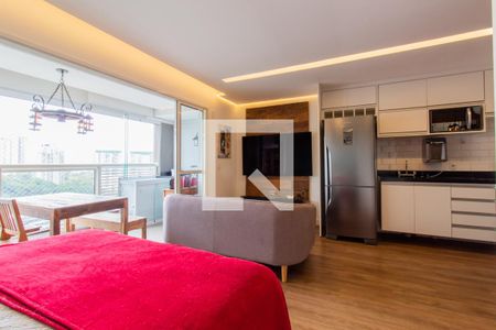 Sala / Quarto de kitnet/studio à venda com 1 quarto, 39m² em Vila Andrade, São Paulo