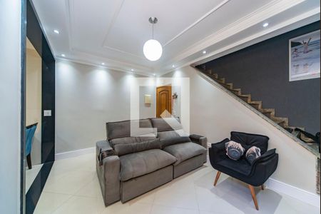 Sala de apartamento à venda com 2 quartos, 130m² em Vila Pires, Santo André