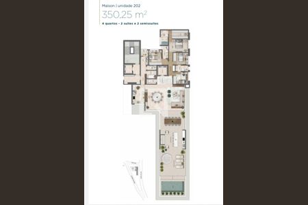 Apartamento à venda com 350m², 4 quartos e 3 vagas