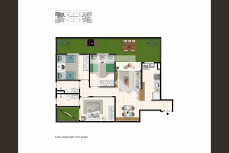 Apartamento à venda com 65m², 3 quartos e 2 vagas