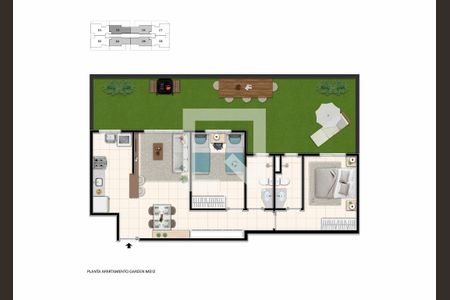 Apartamento à venda com 65m², 3 quartos e 2 vagas