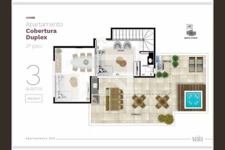 Apartamento à venda com 83m², 3 quartos e 2 vagas