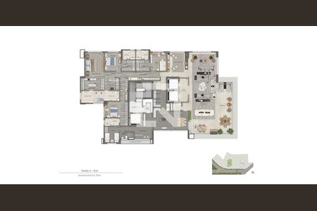 Apartamento à venda com 424m², 4 quartos e 5 vagas