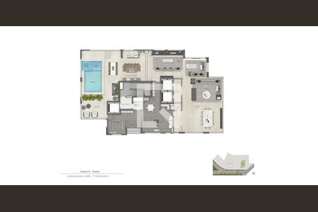 Apartamento à venda com 424m², 4 quartos e 5 vagas