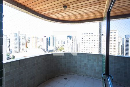 Varanda da Sala de apartamento para alugar com 3 quartos, 106m² em Funcionários, Belo Horizonte