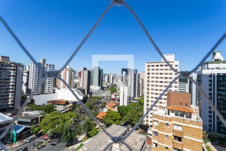 Vista da Varanda da Sala de apartamento para alugar com 3 quartos, 106m² em Funcionários, Belo Horizonte