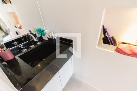 Banheiro da Suíte Pia de kitnet/studio para alugar com 1 quarto, 30m² em Perdizes, São Paulo