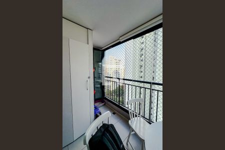 Varanda da Sala de apartamento para alugar com 1 quarto, 35m² em Vila Mariana, São Paulo