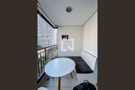 Varanda da Sala de apartamento para alugar com 1 quarto, 35m² em Vila Mariana, São Paulo