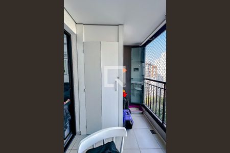 Varanda da Sala de apartamento para alugar com 1 quarto, 35m² em Vila Mariana, São Paulo