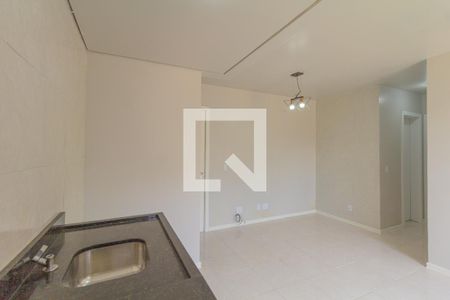 Sala/Cozinha de apartamento à venda com 2 quartos, 52m² em Fátima, Canoas