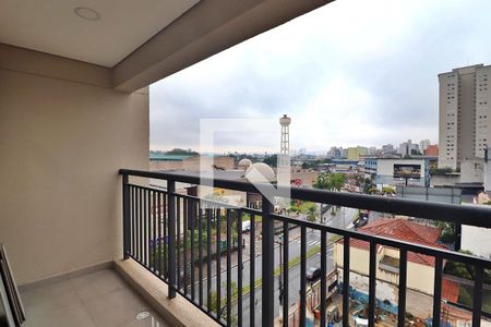 Varanda da Sala de apartamento para alugar com 2 quartos, 55m² em Jardim, Santo André