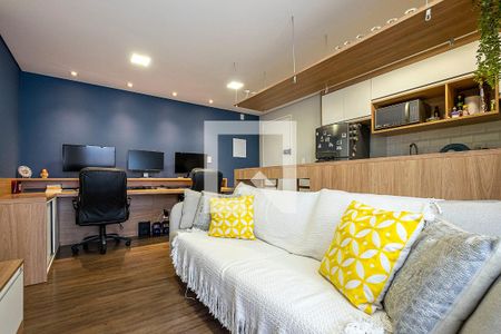 Sala/Cozinha de apartamento para alugar com 1 quarto, 59m² em Jardim Paulistano, São Paulo