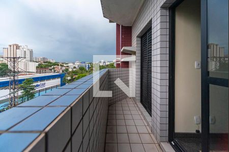 Varanda da Sala e Quarto1 de apartamento para alugar com 3 quartos, 70m² em Vila Dora, Santo André