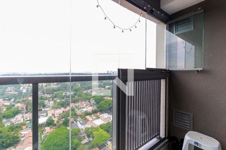 Varanda do Studio de apartamento para alugar com 1 quarto, 26m² em Alto da Boa Vista, São Paulo