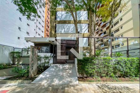 Apartamento para alugar com 118m², 3 quartos e 1 vagaFachada e portaria