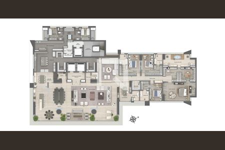 Apartamento à venda com 671m², 4 quartos e 6 vagas