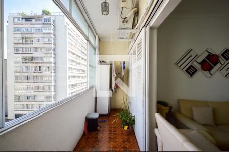 Varanda da Sala de apartamento para alugar com 1 quarto, 52m² em Centro Histórico de São Paulo, São Paulo