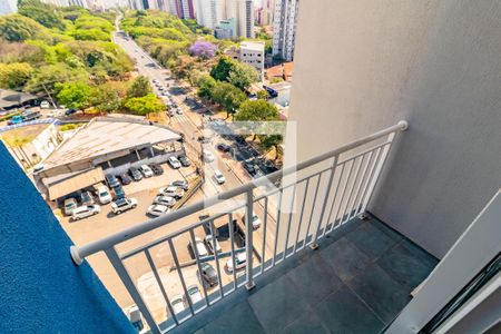 Varanda da Sala/Cozinha de apartamento para alugar com 1 quarto, 29m² em Vila Guarani (z Sul), São Paulo