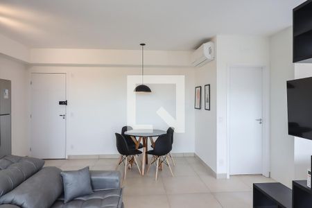 Sala de apartamento para alugar com 1 quarto, 45m² em Jardim Sumare, Ribeirão Preto