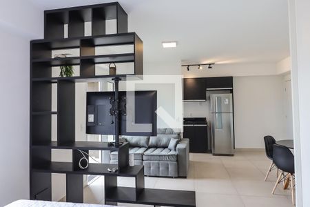 Sala de apartamento para alugar com 1 quarto, 45m² em Jardim Sumare, Ribeirão Preto