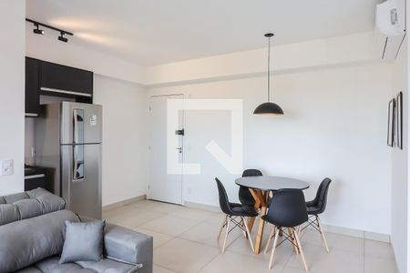 Sala de apartamento para alugar com 1 quarto, 45m² em Jardim Sumare, Ribeirão Preto