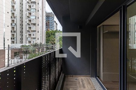 Studio à venda com 25m², 1 quarto e sem vagaVaranda