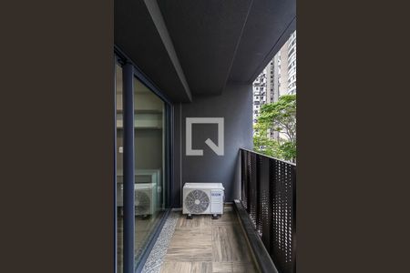 Studio à venda com 25m², 1 quarto e sem vagaVaranda