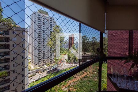 Vista da Sala de apartamento para alugar com 3 quartos, 147m² em Vila Andrade, São Paulo