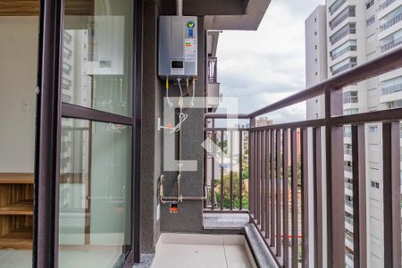 Varanda da Sala de apartamento para alugar com 1 quarto, 29m² em Vila Santa Catarina, São Paulo