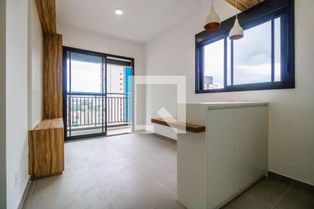 Sala - Cozinha de apartamento para alugar com 1 quarto, 29m² em Vila Santa Catarina, São Paulo