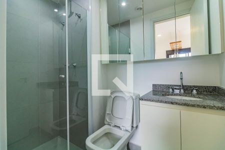 Banheiro de apartamento para alugar com 1 quarto, 29m² em Vila Santa Catarina, São Paulo