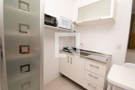 cozinha de kitnet/studio para alugar com 1 quarto, 27m² em Pátria Nova, Novo Hamburgo