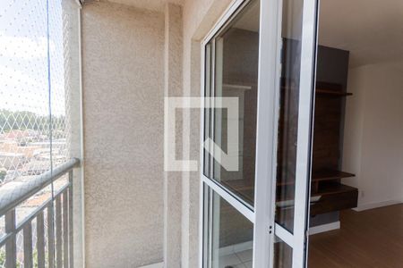 Varanda da Sala/Cozinha de apartamento para alugar com 2 quartos, 51m² em Vila Metalúrgica, Santo André