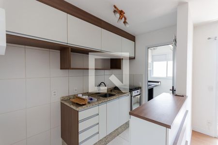 Sala/Cozinha de apartamento para alugar com 2 quartos, 51m² em Vila Metalúrgica, Santo André