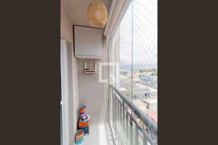 Varanda da Sala de apartamento para alugar com 2 quartos, 51m² em Vila Metalúrgica, Santo André