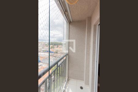Varanda da Sala de apartamento para alugar com 2 quartos, 51m² em Vila Metalúrgica, Santo André