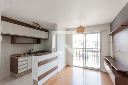 Sala/Cozinha de apartamento para alugar com 2 quartos, 51m² em Vila Metalúrgica, Santo André