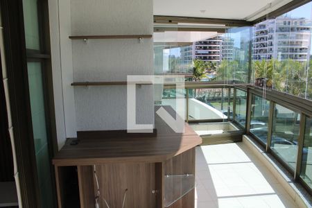 Varanda da Sala de apartamento à venda com 2 quartos, 82m² em Recreio dos Bandeirantes, Rio de Janeiro